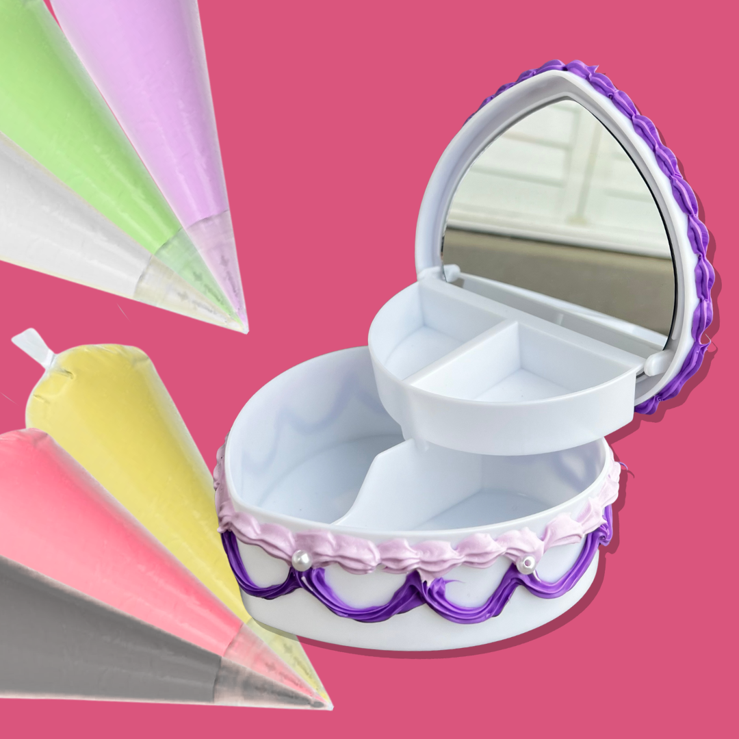 Custom Heart Shaped Storage Jewellery Box Kit
