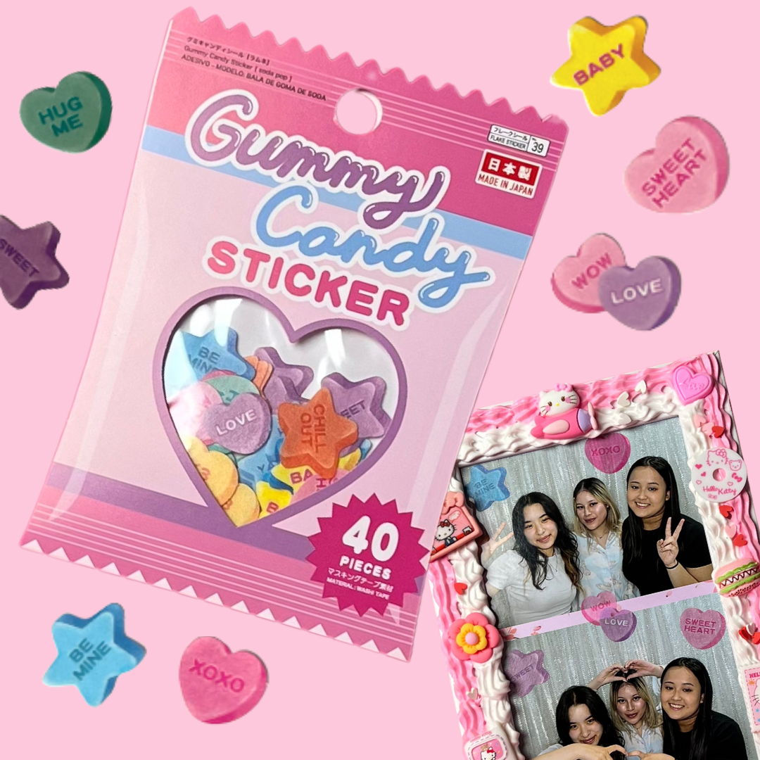 40 Pieces Sticker Packet - Gummy Candy