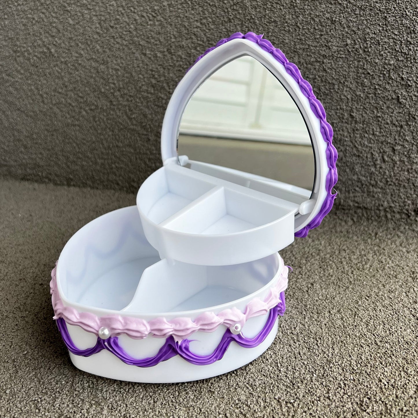 Custom Heart Shaped Storage Jewellery Box Kit