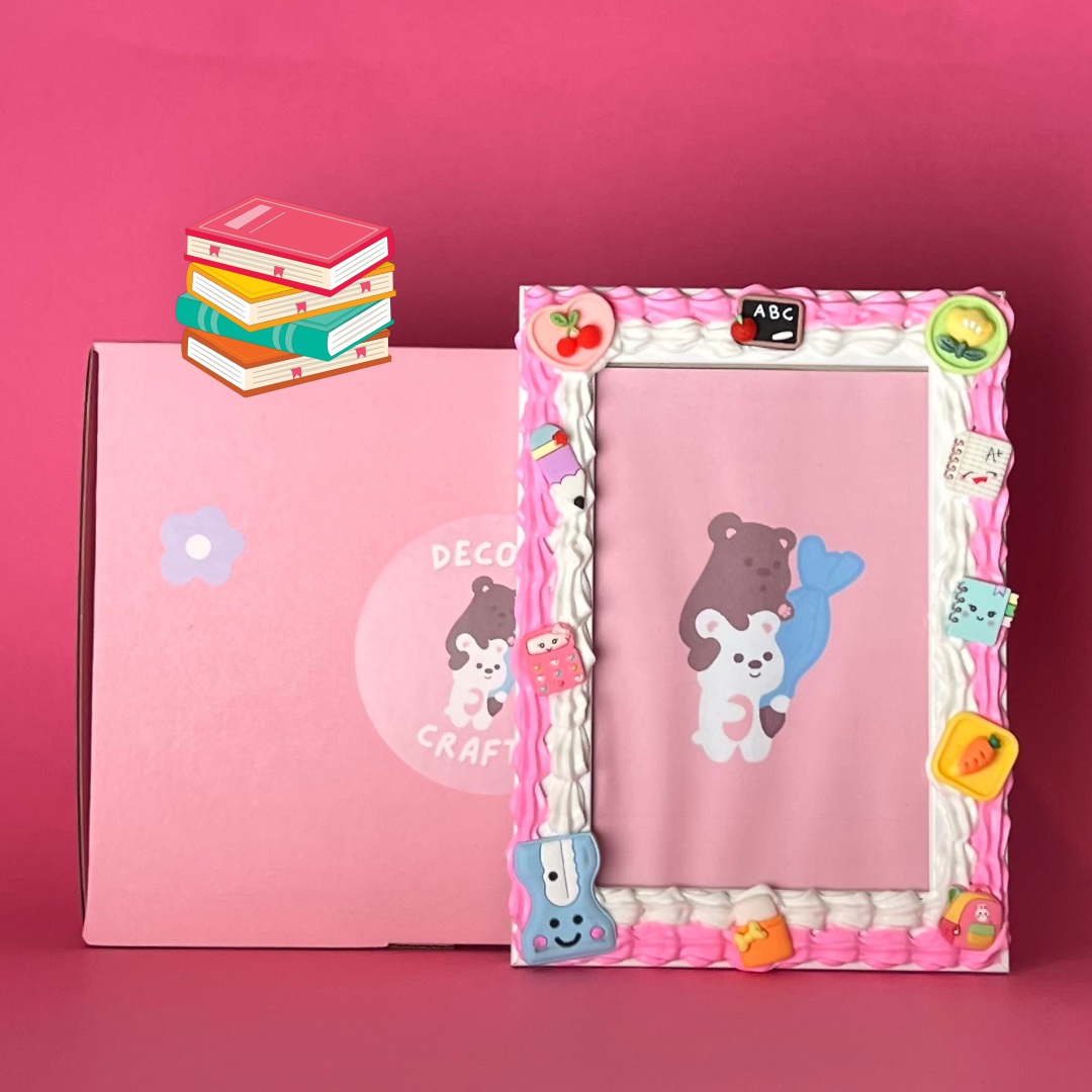 Pink Graduation School Frame – Decoden Crafts