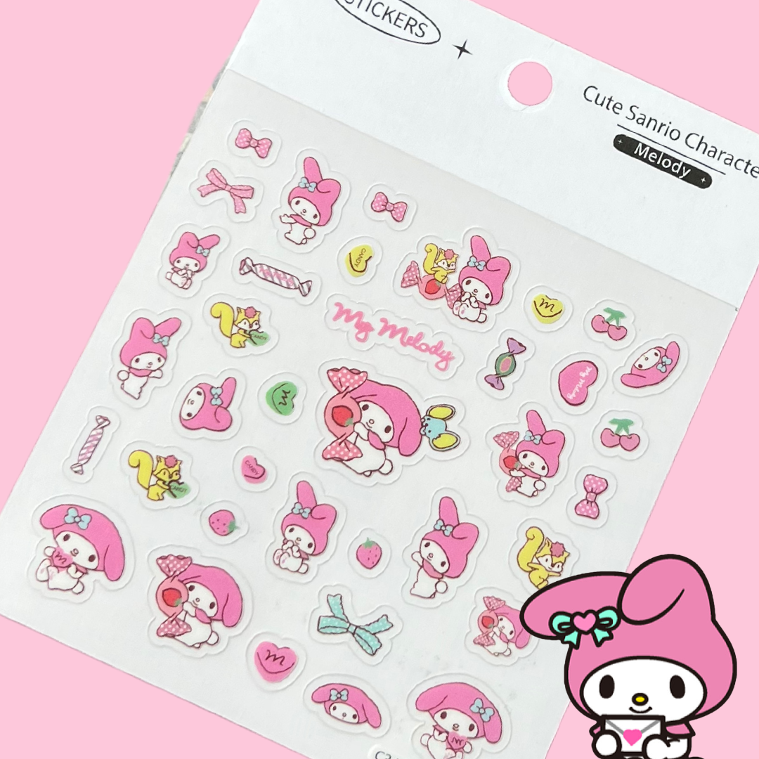 My Melody Sticker Packet