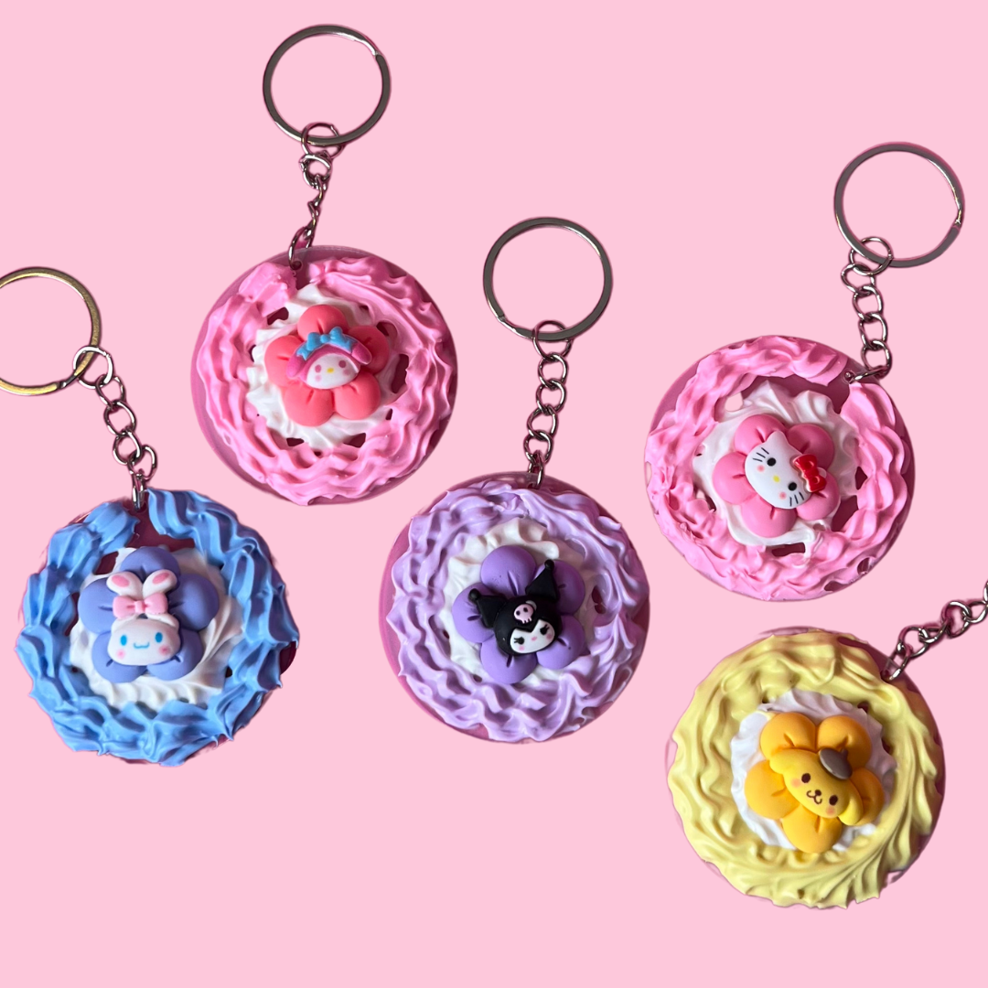 Clear Circle Acrylic Keychain