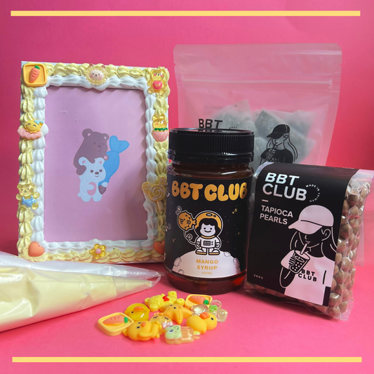 Mango Bubble Tea & Frame DIY Kit